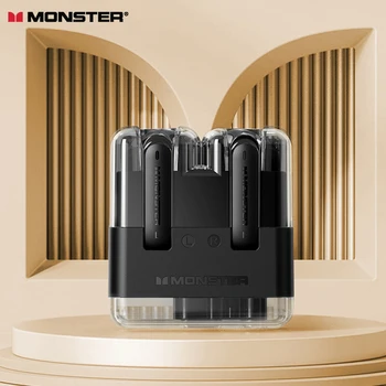 Original Monster XKT12 5.3 Slušalke Bluetooth TWS Brezžične Slušalke za Zmanjšanje Hrupa 300mAh HI-fi Zvok Gaming Čepkov
