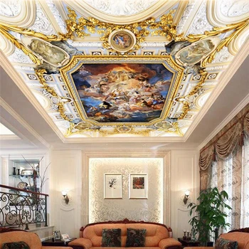 Ozadje po meri 3d zidana Evropske angel oljna slika high-end tv ozadju strop steno papirjev doma dekor zidana 3d ozadje
