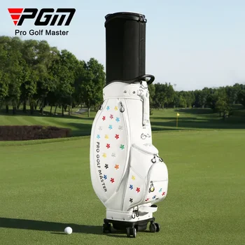 PGM Golf Vrečko Žensk Teleskopsko Vrečko Štiri Kolesa Ravno Potiskanje Zraka Pošiljajo High End Vezenje
