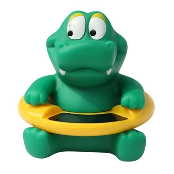 Plavajoče Varnost Kopel Termometer za Dojenčke Digitalni Zelena za Krokodil