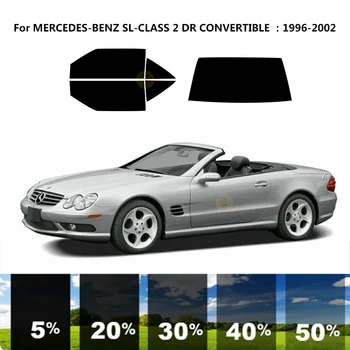 Precut nanoceramics avto UV Okno Odtenek Komplet Avtomobilsko Okno Film Za MERCEDES-BENZ SL-RAZRED 2 DR., ZAMENLJIVE 1996-2002