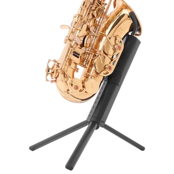 Prenosna Zložljiva Sax Držalo, Stojalo s Kovinsko Nogo Znanja Zložljive za Altovski Saksofon