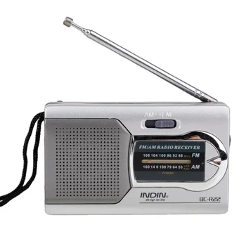 Prenosni Radio Svetu Sprejemnik Teleskopsko Anteno Slim Žep Mini AM/FM Radio