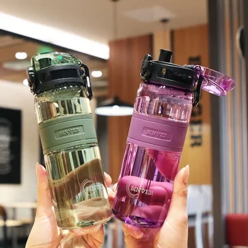 Priročno z Anti-oparine Pokal Brez BPA Šport Plastičnih Prenosnih Vodo Posodo Velike Zmogljivosti na Prostem, Potovanja, Šport Steklenica za Vodo