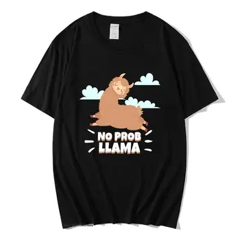 Prob Lame T-Shirts v Oblaku Kamele T Shirt Estetske Kawaii/Lepe obleke živali Risanka tees kratka sleeved poletje priložnostne Dekleta