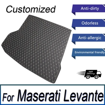 Prtljažniku avtomobila mat za Maserati Levante 2018 2019 tovora linijskih preprogo notranja oprema pokrov