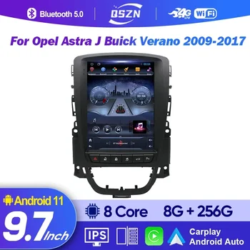 QSZN Android 11 avtoradia za Opel Astra J Vauxhall Buick Verano 2009-2017 Večpredstavnostna Video 2 Din WIFI 4G Carplay Auto Vodja Enote