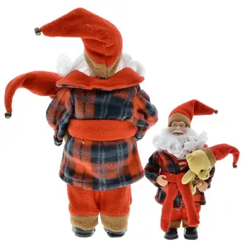 Santa Figurice Lutka, Božični Okraski, Stoječih Figur Okraski z Majhnimi Medved za Novo Leto Okrasimo Darila