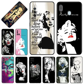 Silikonski Mehko Marilyn Monroe umetnosti Telefon Primerih Pokrovček za Samsung A24 A31 A32 A23 A21 A22 A13 A14 A12 A11 A70 A50 A40 A30 A20 A10