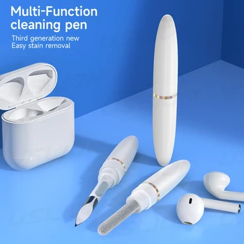 Slušalke kompletom za Airpods Pro 2 3 1 Slušalke Primeru Čiščenje Pero, Čopič Orodja za Xiaomi Airdots Lenovo Bluetooth Čepkov