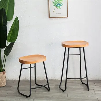 Sodoben minimalističen, gostinski stoli, stoli bar, masivnega lesa Evropski stil gospodinjski stoli, bar kava stoli jedilnico