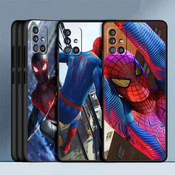 Spider Man Junak Marvel Strup Primeru Telefon Za Samsung Galaxy A13 A23 5G A52 A50 A33 A12 A22 A31 A24 A54 A32 A73 A41 Silikonski Pokrov
