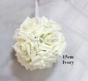 SPR Brezplačna dostava 15CM*20pcs Pomander rose žogo poročni poljubljanje cvet žogo stranka/home dekoracijo flowe