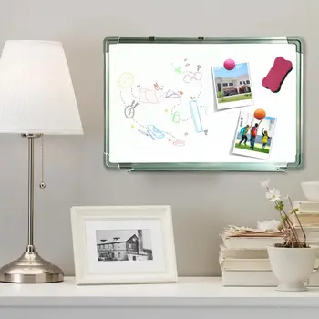 Tabla Pisarniške Tabla aluminijast Okvir Tabla pri Filmu 8 Barvni Flomastri Radirka Pisanje Odbor za Office Home Usposabljanje