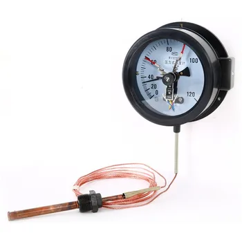Tlak termometer kazalec električni stik daljinsko merjenje transformator olje termometer dvojno zgornjo mejo, pisane zastave