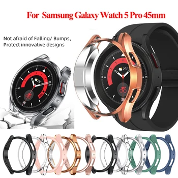 TPU Kritje velja Za Samsung Galaxy Watch 5 Pro 45mm Screen Protector Odbijača Za Samsung Watch 5 Pro Smartwatch Lupini Dodatki