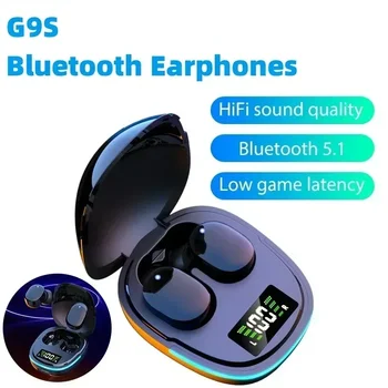 TWS G9S Bluetooth Slušalke Brezžične Slušalke za Zmanjšanje Hrupa Čepkov s Polnjenjem Polje, ki je Primerna za Vse Pametne telefone