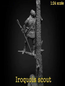 Unassambled 1/24 75 mm stari bojevnik stojalo z drevesa Smolo slika miniaturni model, kompleti Unpainted