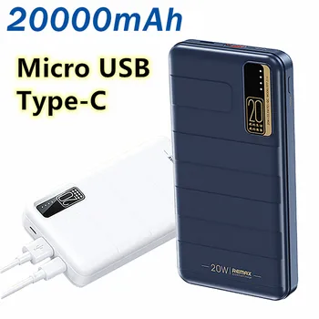 USB, C-tip Priročno Prenosno Moč Banke 20000mAh 20W+ZA 22,5 W PD+QC Mobilno Napajanje za Mobilne Telefone in Računalnike