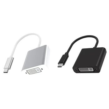 USB3.1 Tip C Moški DVI Kabel Pretvornik Tipa C Razširjeno Napajalnik Priključek za Kabel Za Prenosni računalnik Monitor