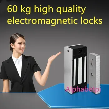 Visoka kakovost vhoda varnostnik 60KG magnetno ključavnico 60 kg, magnetne ključavnice 12V 24V Elektromagnetno ključavnico escape soba pobeg prop
