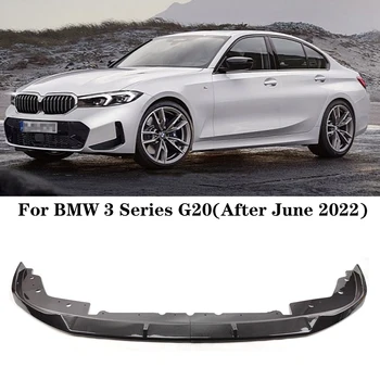 Za BMW G20 LCI 3 Serije M340i 330i 2022-2023 MP Slog Sprednji Odbijač Lip Spojler Spodnji del Telesa Komplet Dodatkov iz Ogljikovih Vlaken Videz
