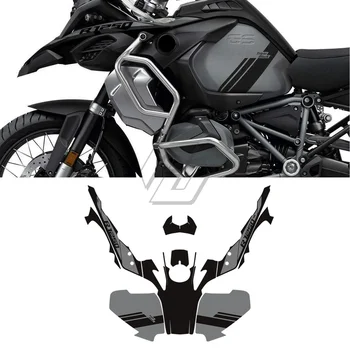 Za BMW R1200GS R1250GS Avanturo Trojno Black 2014-2022 Motocikel Celotno Grafiko Nalepko Kit