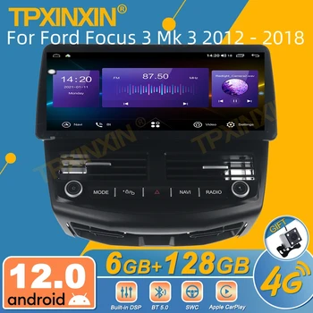 Za Ford Focus 3 Mk 3 2012 - 2018 Android 2Din avtoradio Stereo Sprejemnik Autoradio Multimedijski Predvajalnik, GPS Navi Vodja Enote Zaslon
