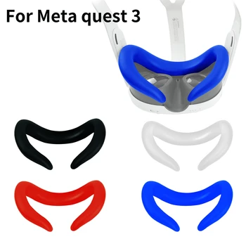 Za Meta Quest3 Silikona Maska Znoj-Dokazilo in Stroj Udoben in Prijazen do Kože Nositi