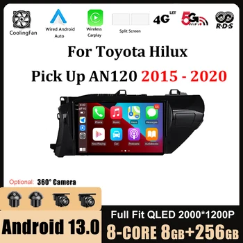 za Toyota Hilux Pick Up AN120 2015 - 2020 Zvoka DSP Stereo Android 13 avtoradio, Predvajalnik, GPS Navigacija 10 inch