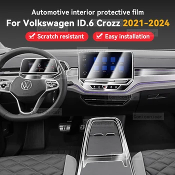 Za Volkswagen ID.6 CROZZ 2021-2024 ID6 Menjalnik Plošča nadzorna plošča Navigacijske Avtomobilske Notranjosti Zaščitno folijo Anti-Scratch