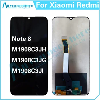 Za Xiaomi Redmi Opomba 8 M1908C3JH M1908C3JG M1908C3JI Note8 LCD-Zaslon, Zaslon na Dotik, Računalnike Skupščine Popravila, Zamenjave Delov