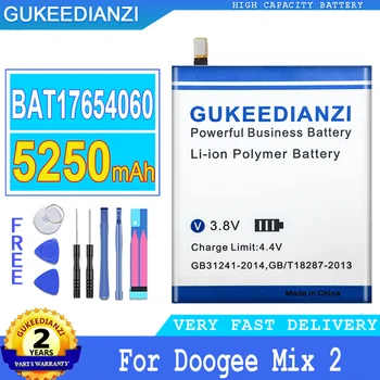 Zamenjava 5250mAh Mobilnega Telefona Baterije BAT17654060 Za Doogee Mix 2 Mix2 Smartphon Baterije 