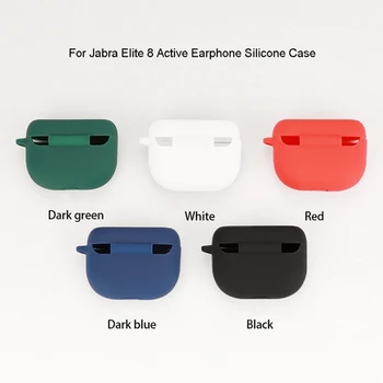 Zaščitna torbica Shockproof Združljiv za Elite8 Aktivne Slušalke Dustproof Stanovanj Stroj Polnjenje Box Rokav