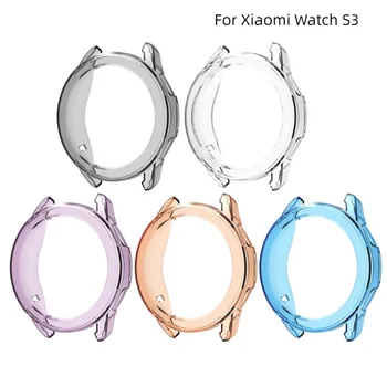 Zaščitnik Primeru Kritje Za Xiaomi Watch S3 Pametno Gledati Zaščitni Pokrov Odbijača Lupini Za Varstvo Okvir Ohišje