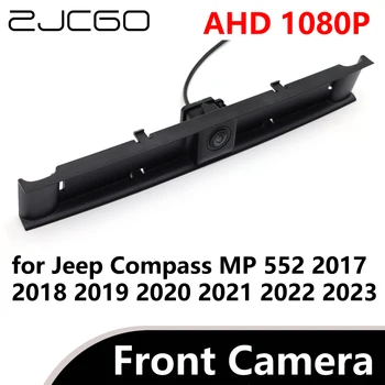 ZJCGO AHD 1080P 170° Slepi Področju Fisheye Objektiv Avto Kamera na Sprednji strani za Jeep Compass MP 552 2017 2018 2019 2020 2021 2022 2023